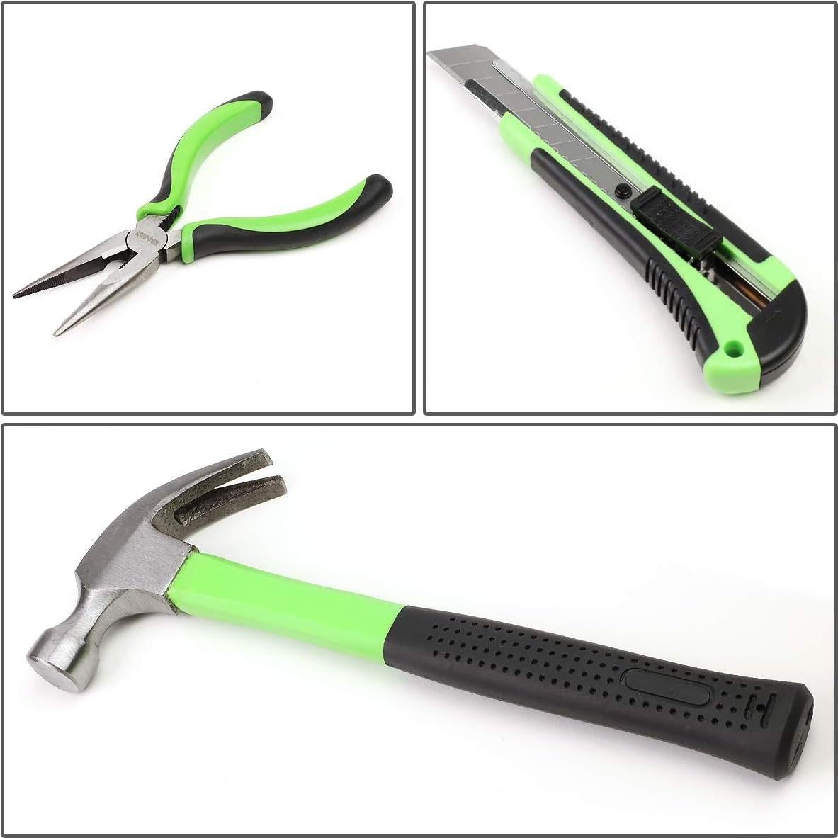 Kit de Herramientas 27 Piezas DNA MOTORING Taladro Inalámbrico 12V