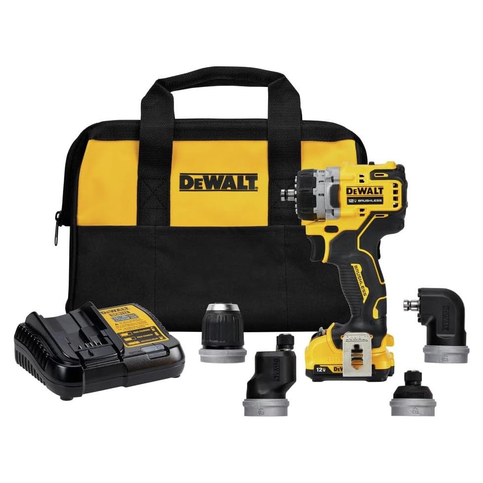 Taladro Atornillador Inalámbrico DEWALT DCD703F1 12V 5-en-1