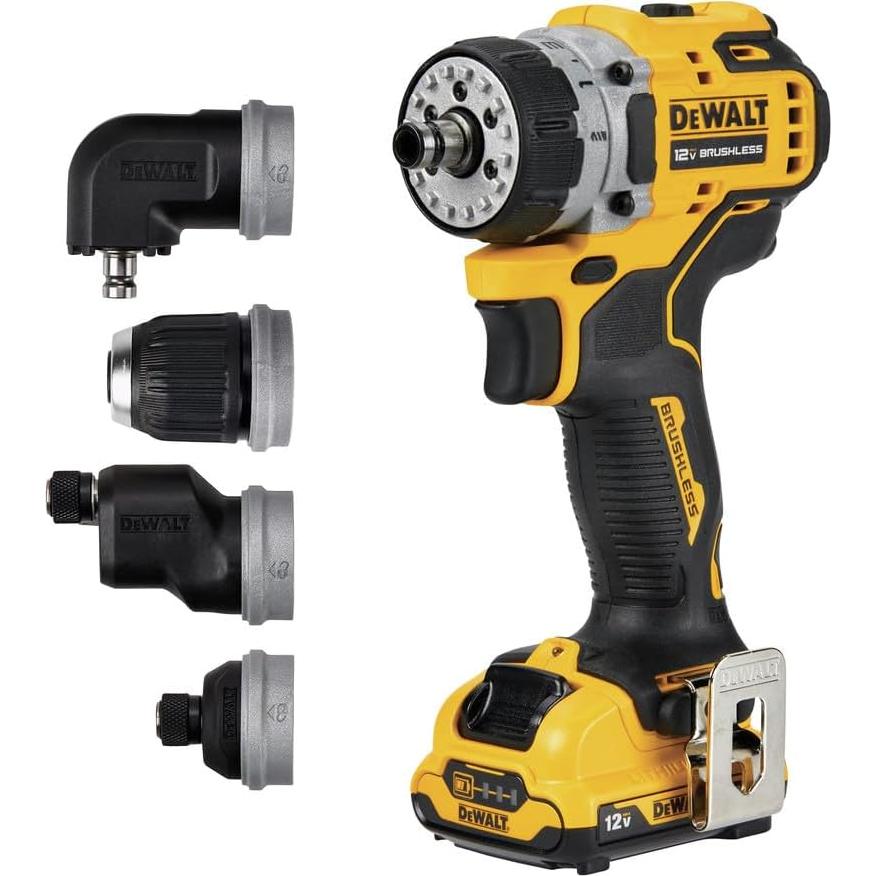 Taladro Atornillador Inalámbrico DEWALT DCD703F1 12V 5-en-1