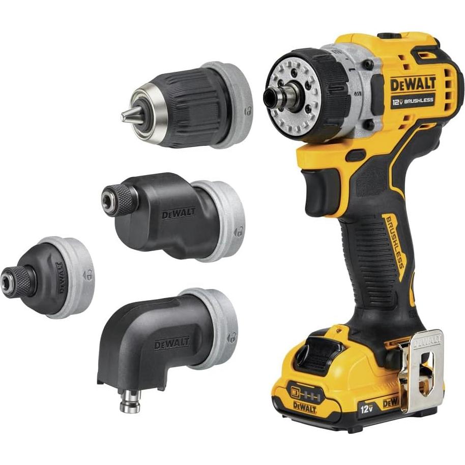 Taladro Atornillador Inalámbrico DEWALT DCD703F1 12V 5-en-1