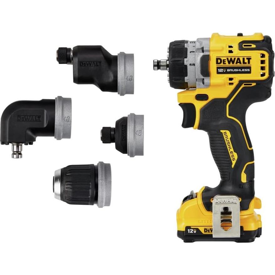 Taladro Atornillador Inalámbrico DEWALT DCD703F1 12V 5-en-1