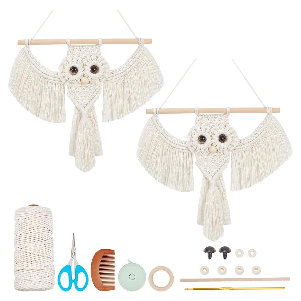 Kit de Macramé BEUNITONE para Adultos - 2 Juegos con Tutorial