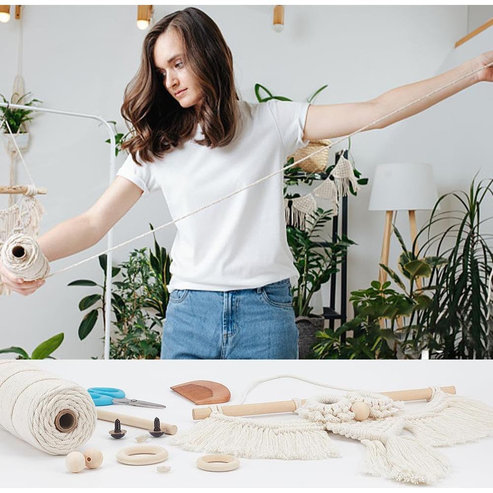 Kit de Macramé BEUNITONE para Adultos - 2 Juegos con Tutorial