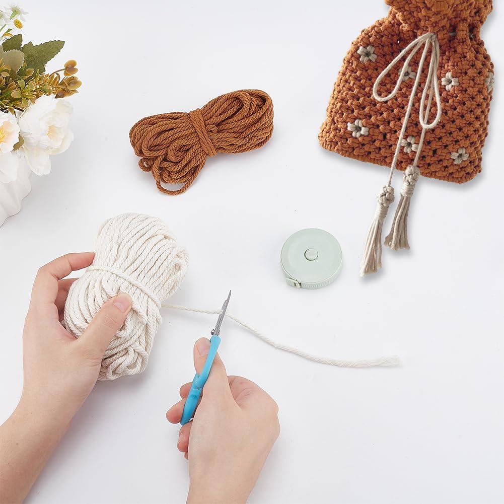 Kit de Bolsa de Macramé BEUNITONE para Principiantes DIY