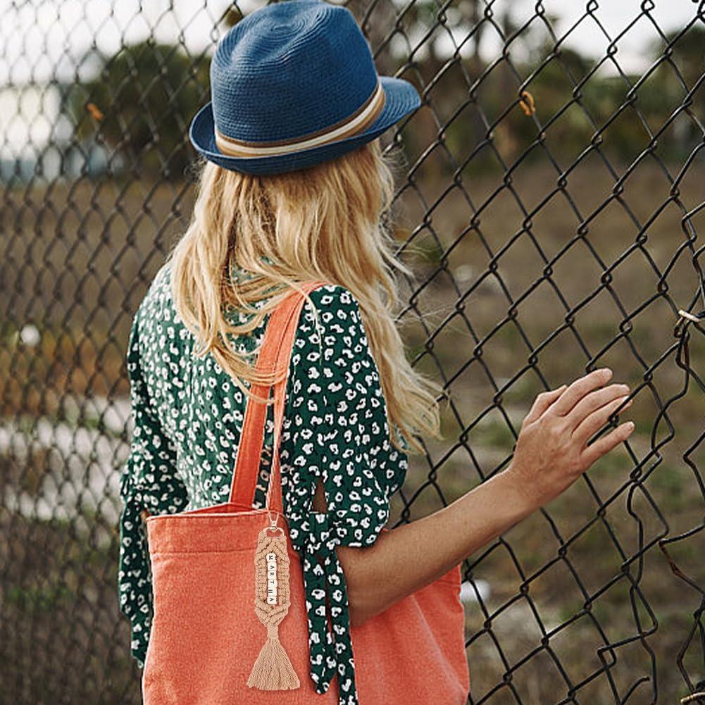 Kit de Llaveros de Macramé BEUNITONE para Principiantes - Boho