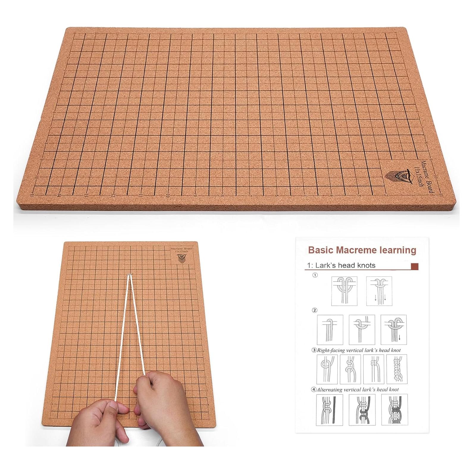 Tablero de Macramé MicoSim 30.5x40.6 cm para Trenzado