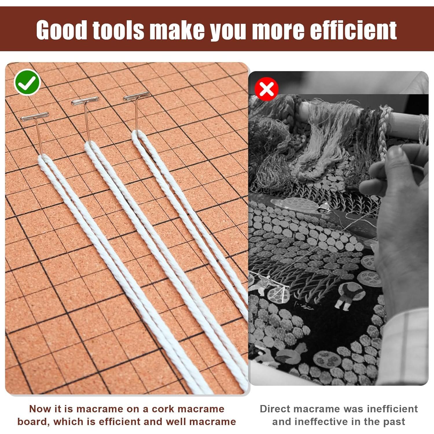 Tablero de Macramé MicoSim 30.5x40.6 cm para Trenzado