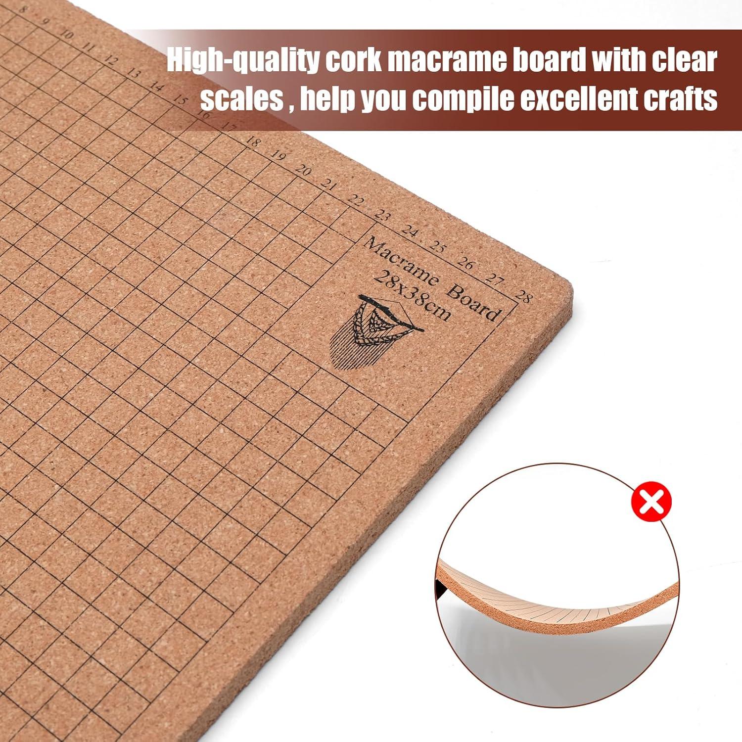 Tablero de Macramé MicoSim 30.5x40.6 cm para Trenzado