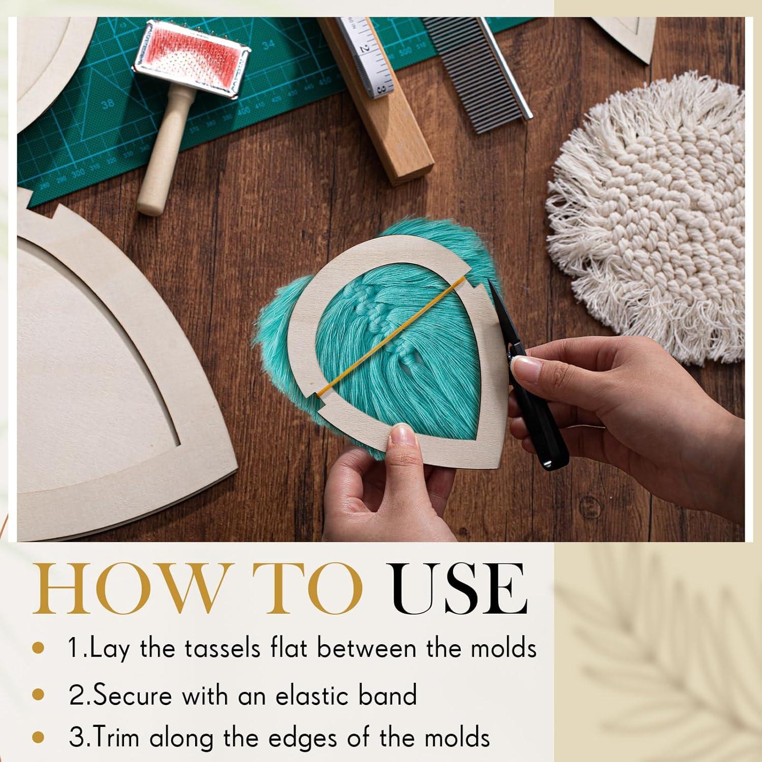 Kit de Macramé Teenyyou 11 Piezas Plantillas y Peines
