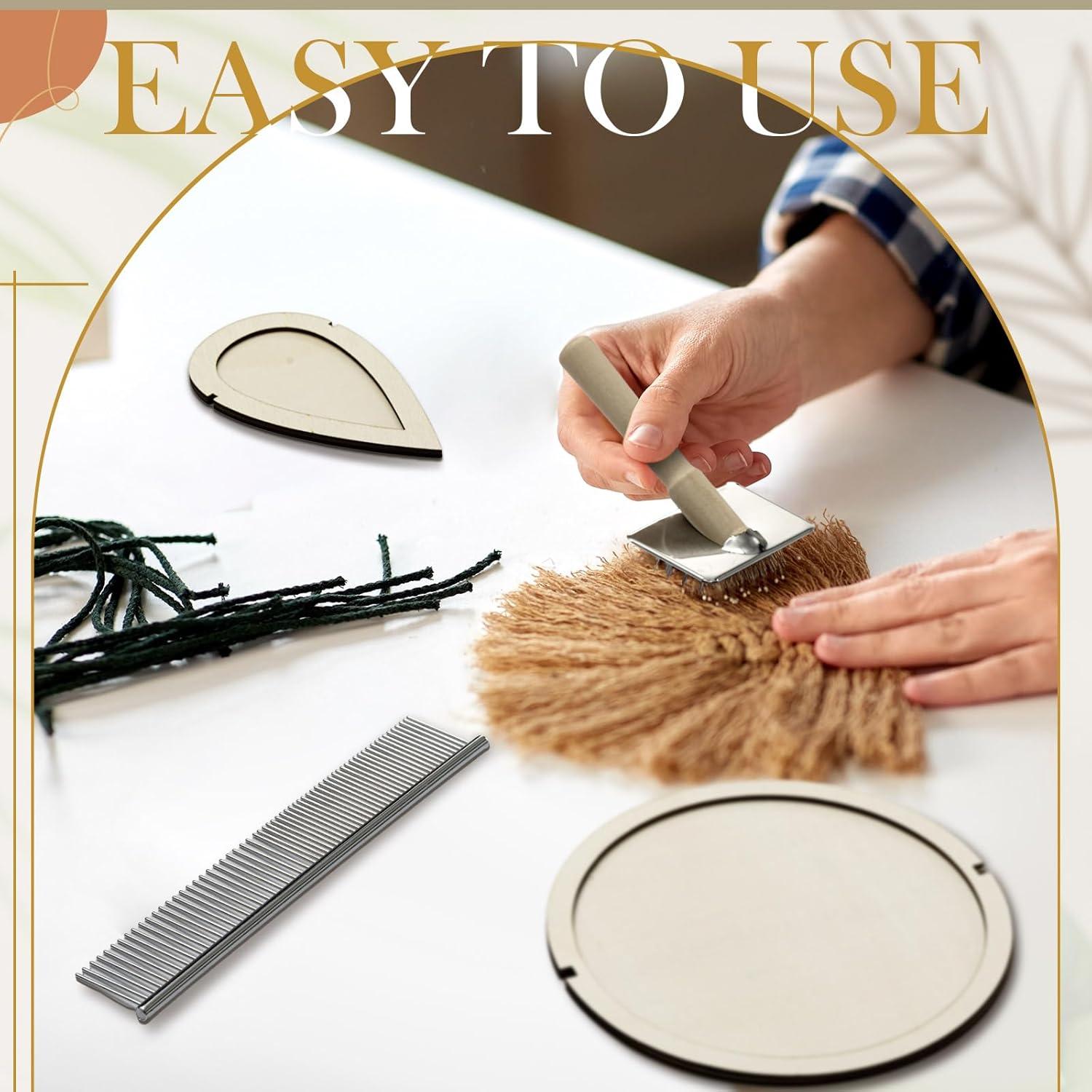 Kit de Macramé Teenyyou 11 Piezas Plantillas y Peines