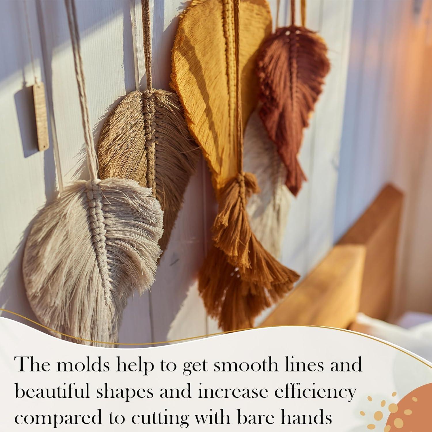 Kit de Macramé Teenyyou 11 Piezas Plantillas y Peines