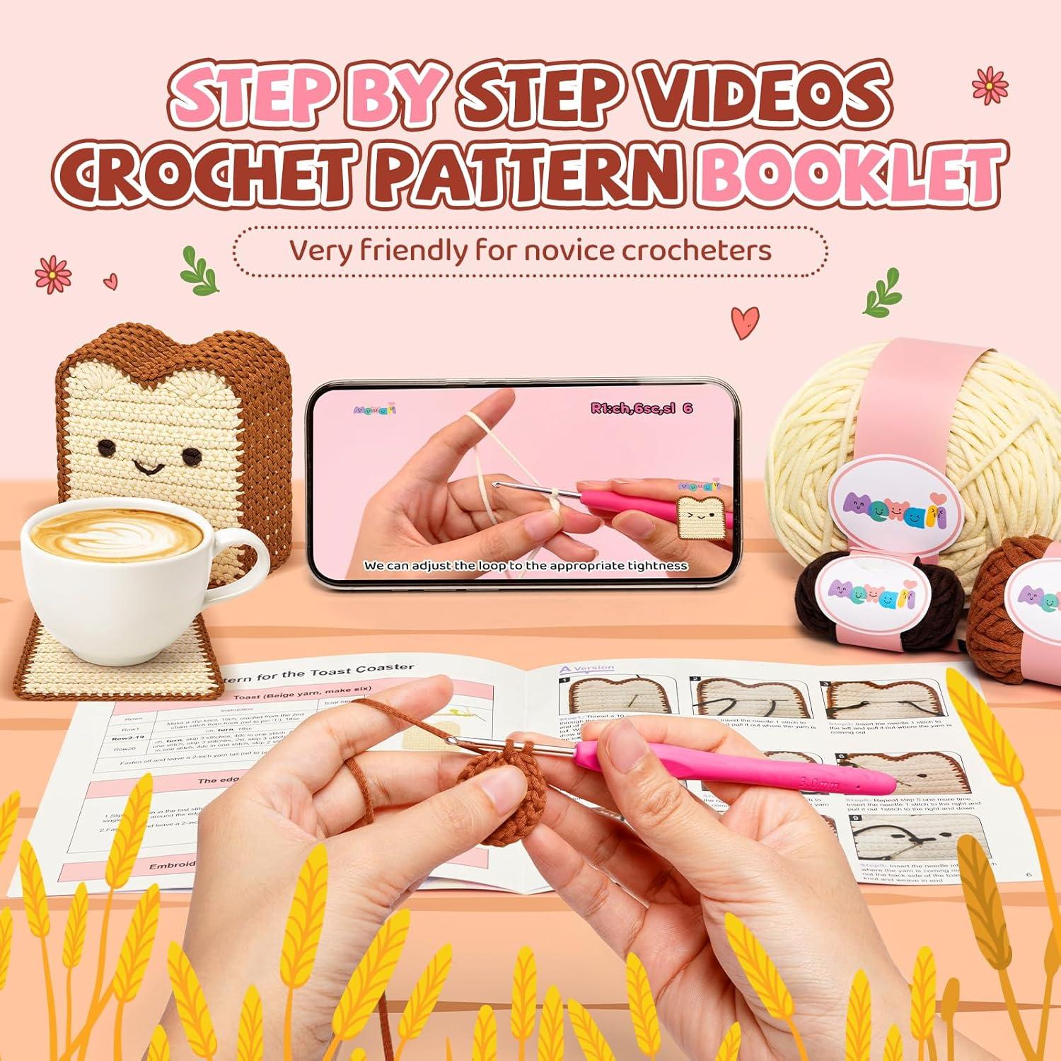 Kit de Crochet Mewaii para Principiantes con Hilo Ecológico