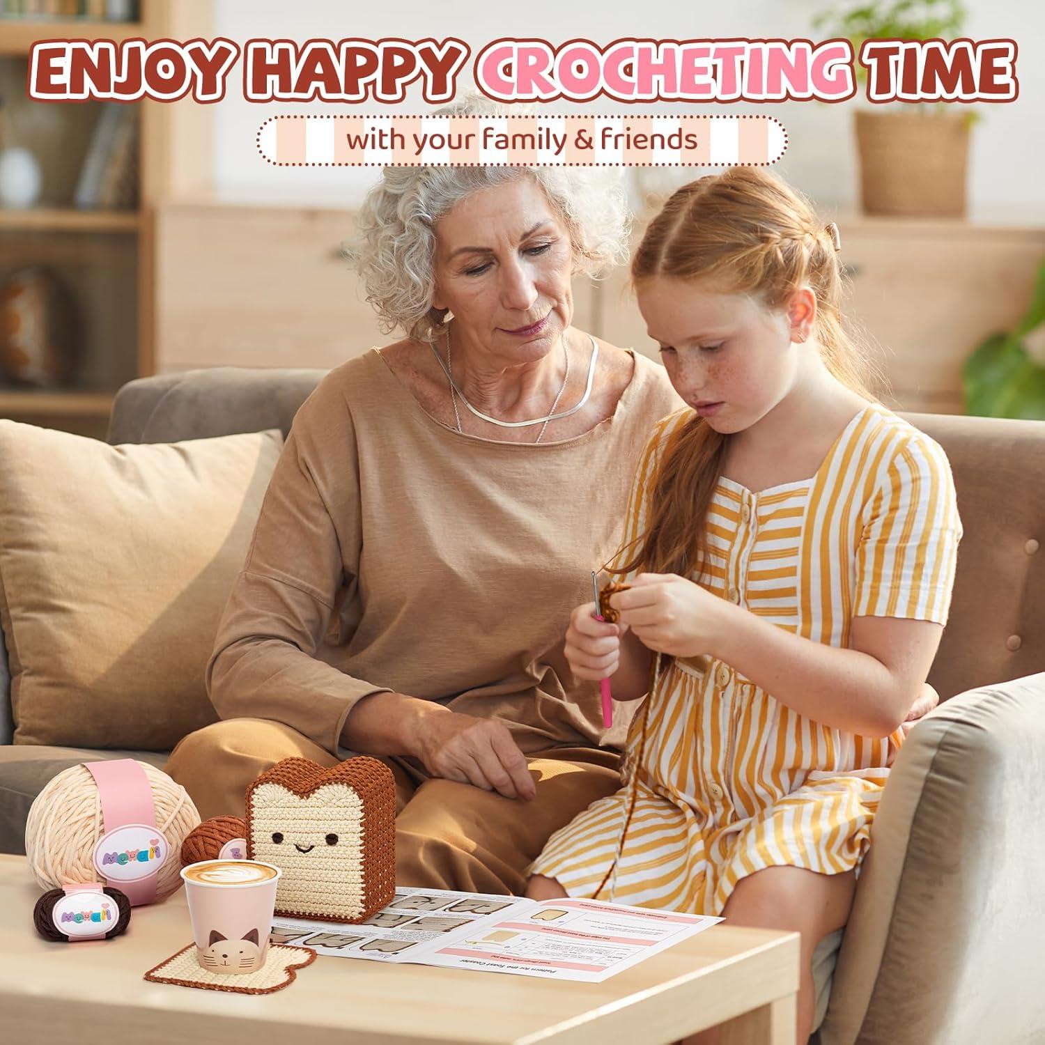 Kit de Crochet Mewaii para Principiantes con Hilo Ecológico