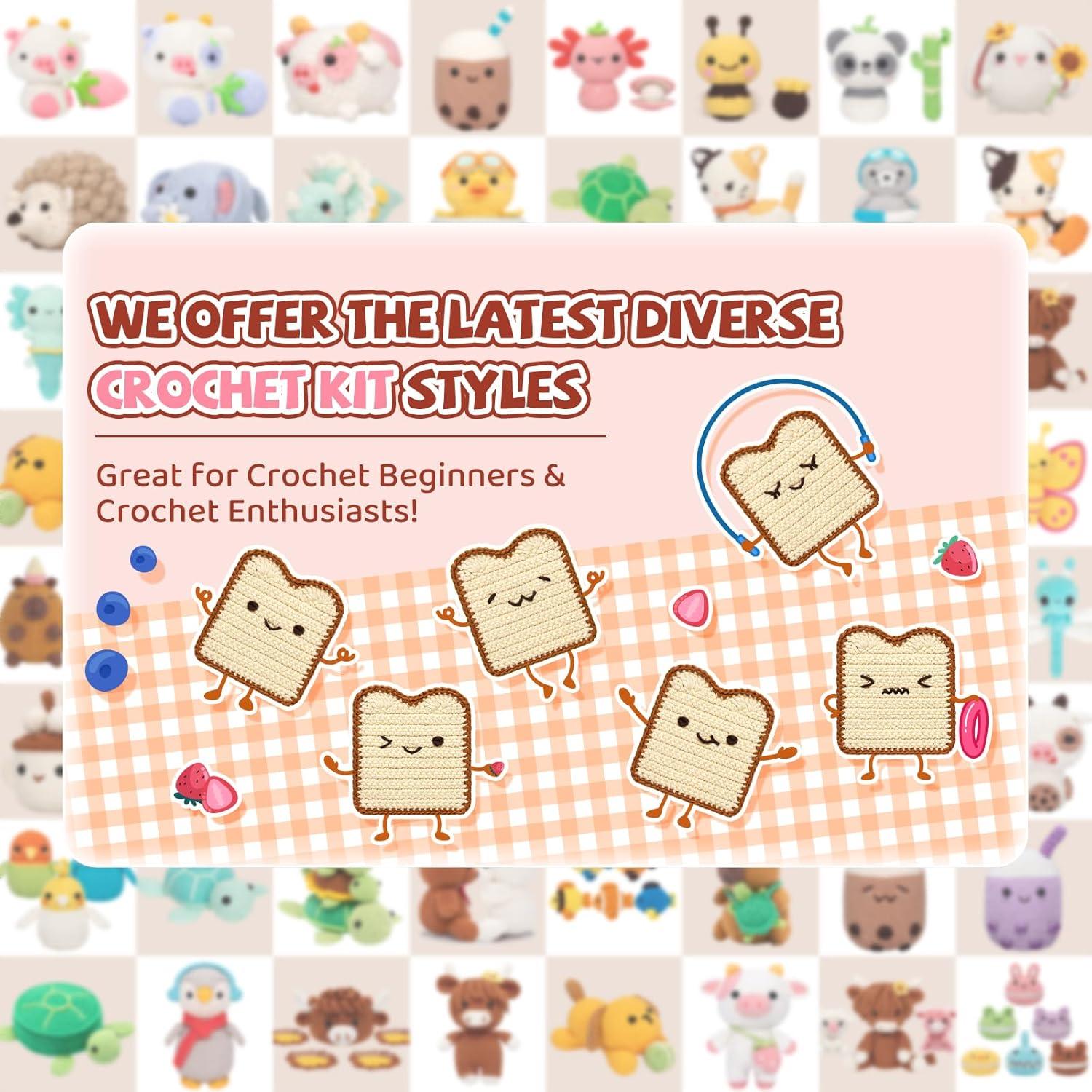 Kit de Crochet Mewaii para Principiantes con Hilo Ecológico