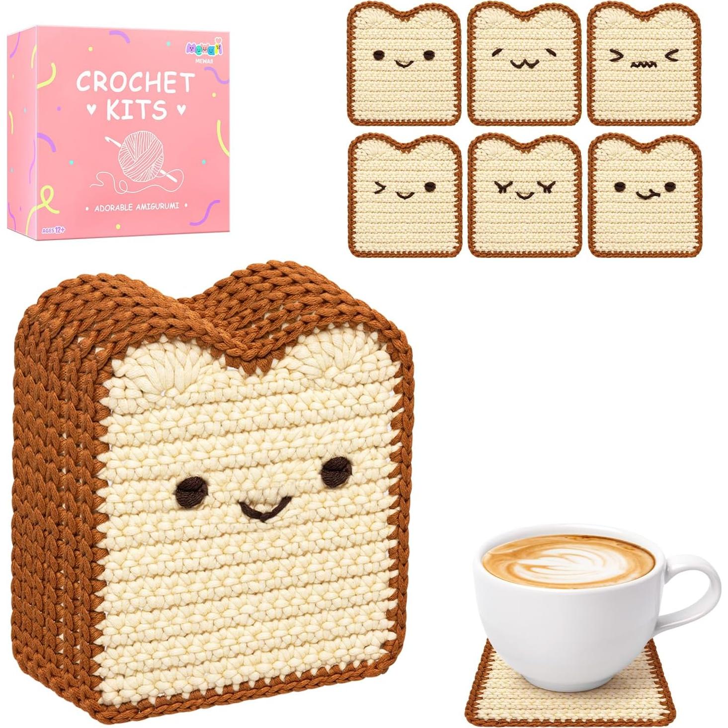 Kit de Crochet Mewaii para Principiantes con Hilo Ecológico