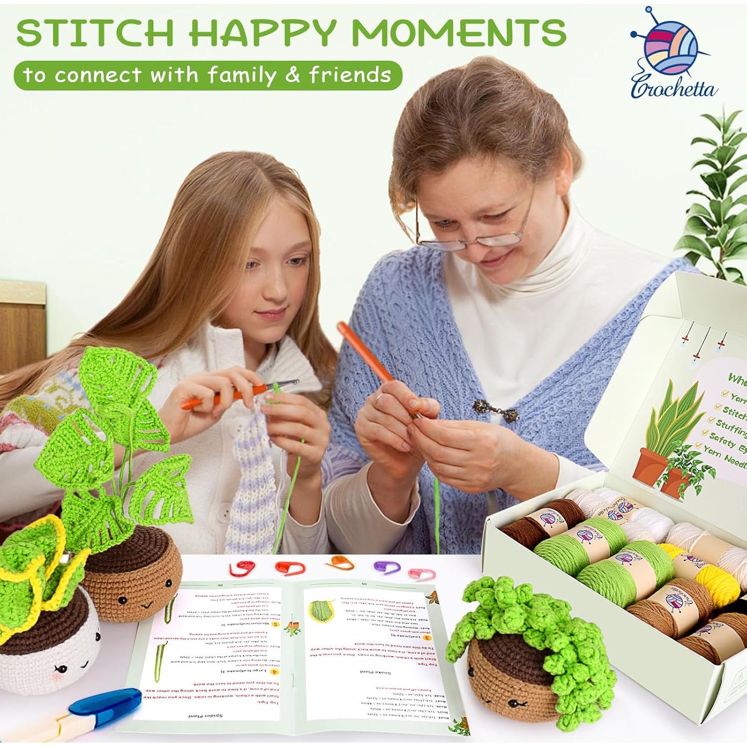 Kit de Crochet Crochetta para Principiantes con Tutoriales