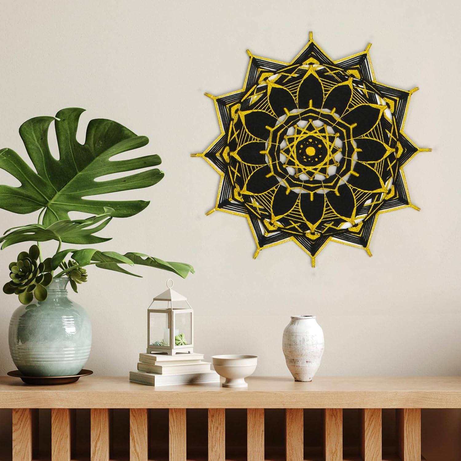 Kit de Crochet Mandala DEMIUKO para Principiantes - 20 Piezas