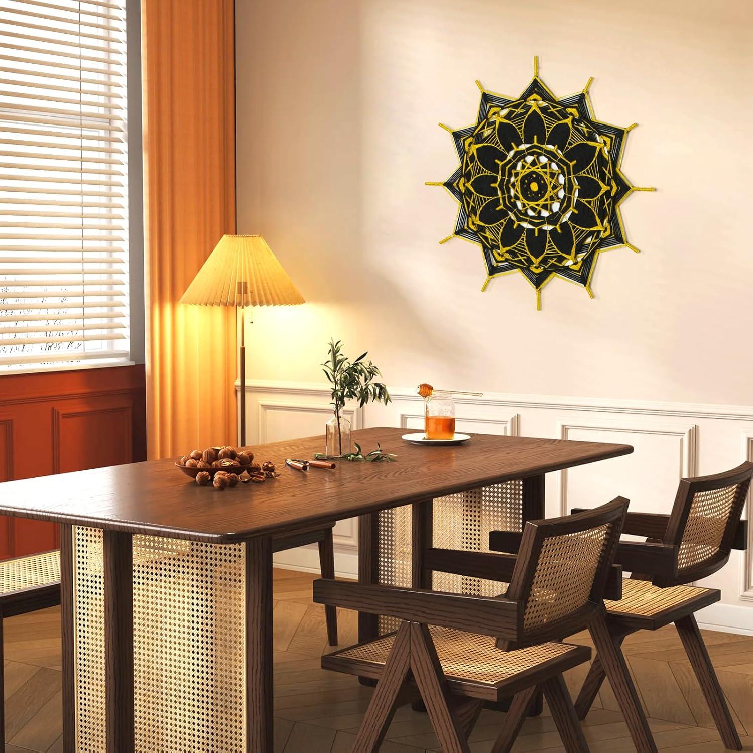 Kit de Crochet Mandala DEMIUKO para Principiantes - 20 Piezas