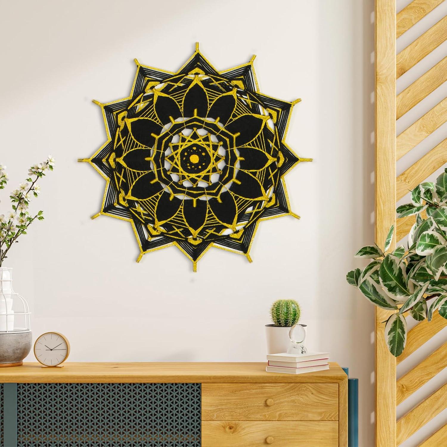 Kit de Crochet Mandala DEMIUKO para Principiantes - 20 Piezas