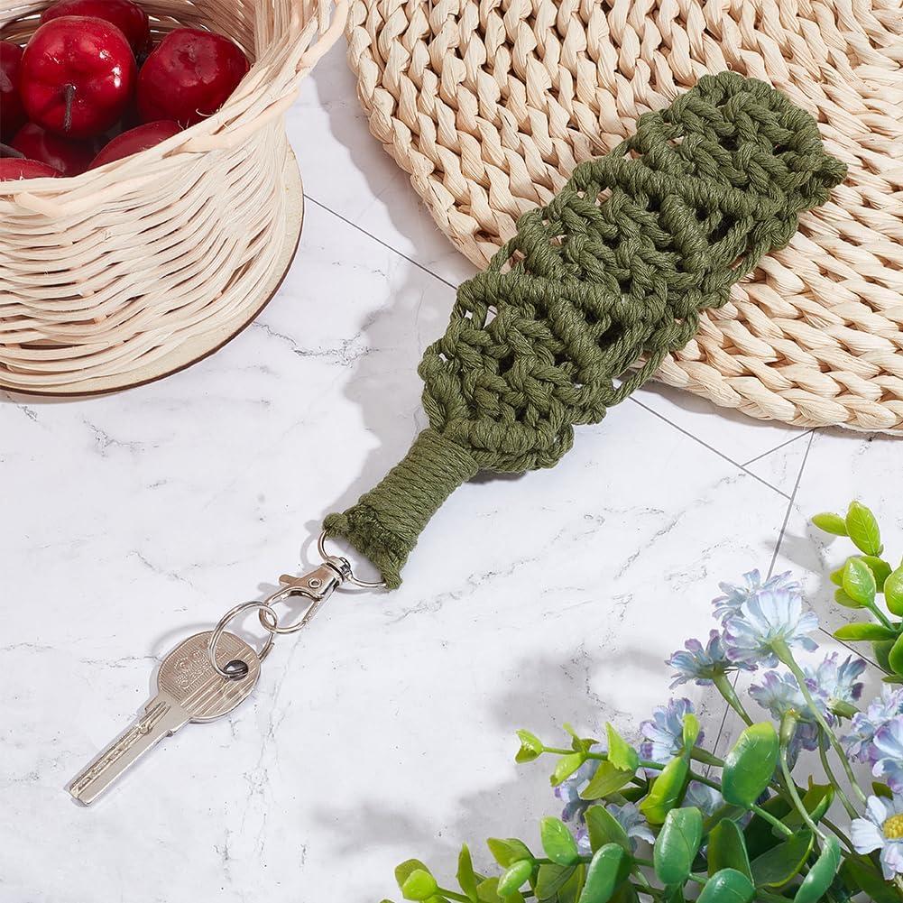 Kit de Llavero de Macramé BEUNITONE Multicolor para DIY