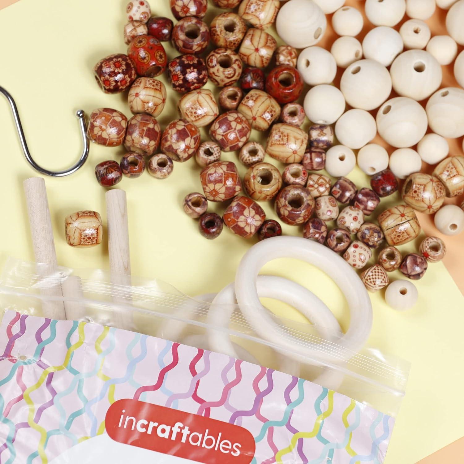 Kit de Macramé Incraftables 120 Piezas - Algodón Natural