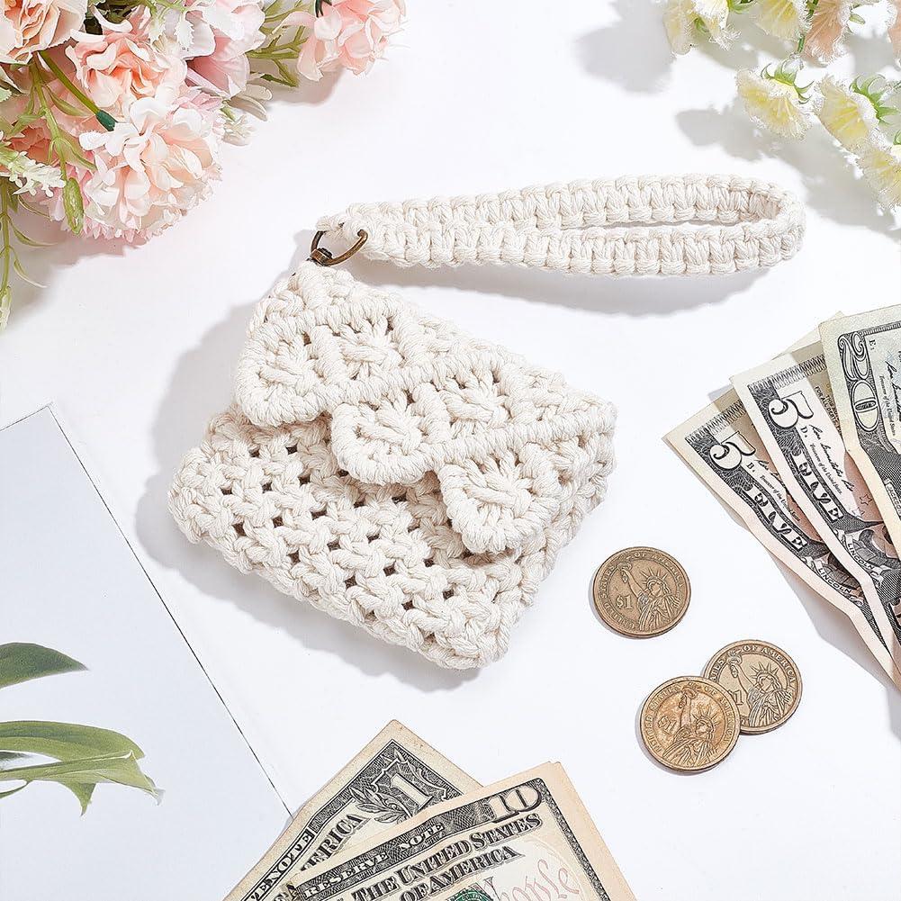 Kit de Macramé DIY WEBEEDY Billetera con Lanyard 30m