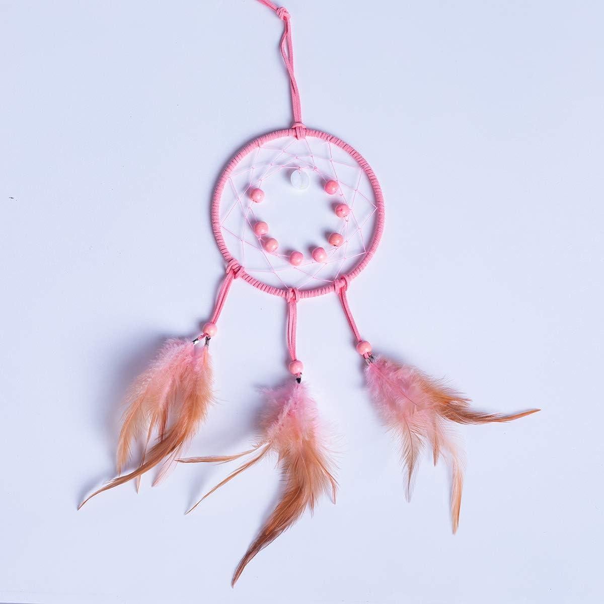 Kit de Atrapasueños DIY FANDOL 12cm Rosa para Principiantes