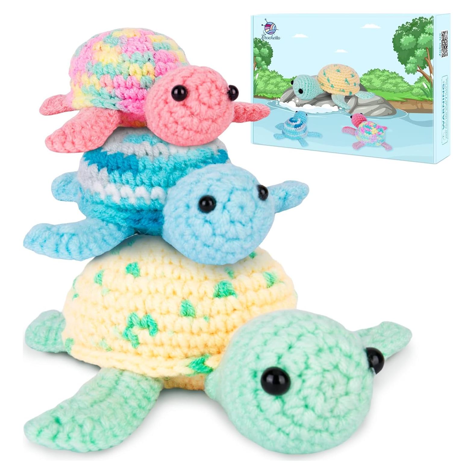 Kit de Crochet Crochetta para Principiantes - Tortuga