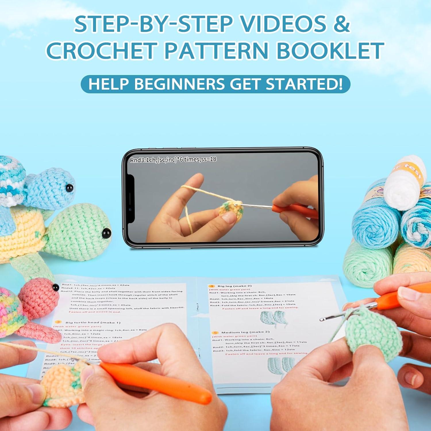 Kit de Crochet Crochetta para Principiantes - Tortuga