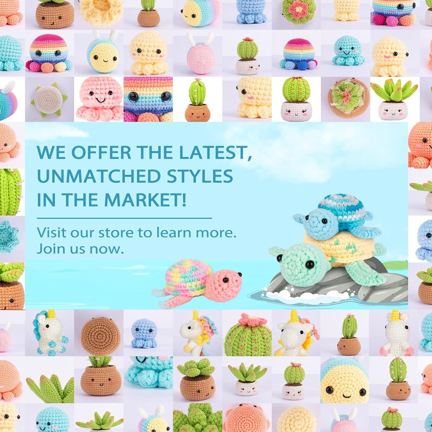 Kit de Crochet Crochetta para Principiantes - Tortuga