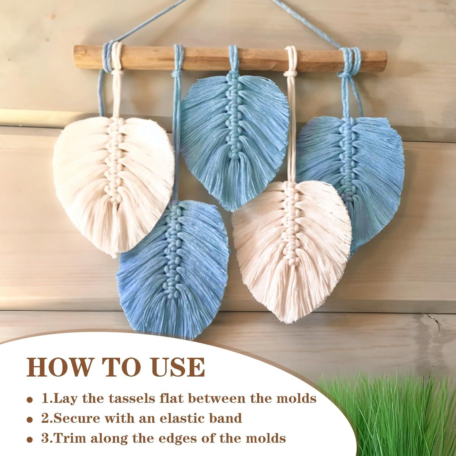 Juego de Plantillas de Macramé 11 Pcs Ubamdom - Madera y Acero