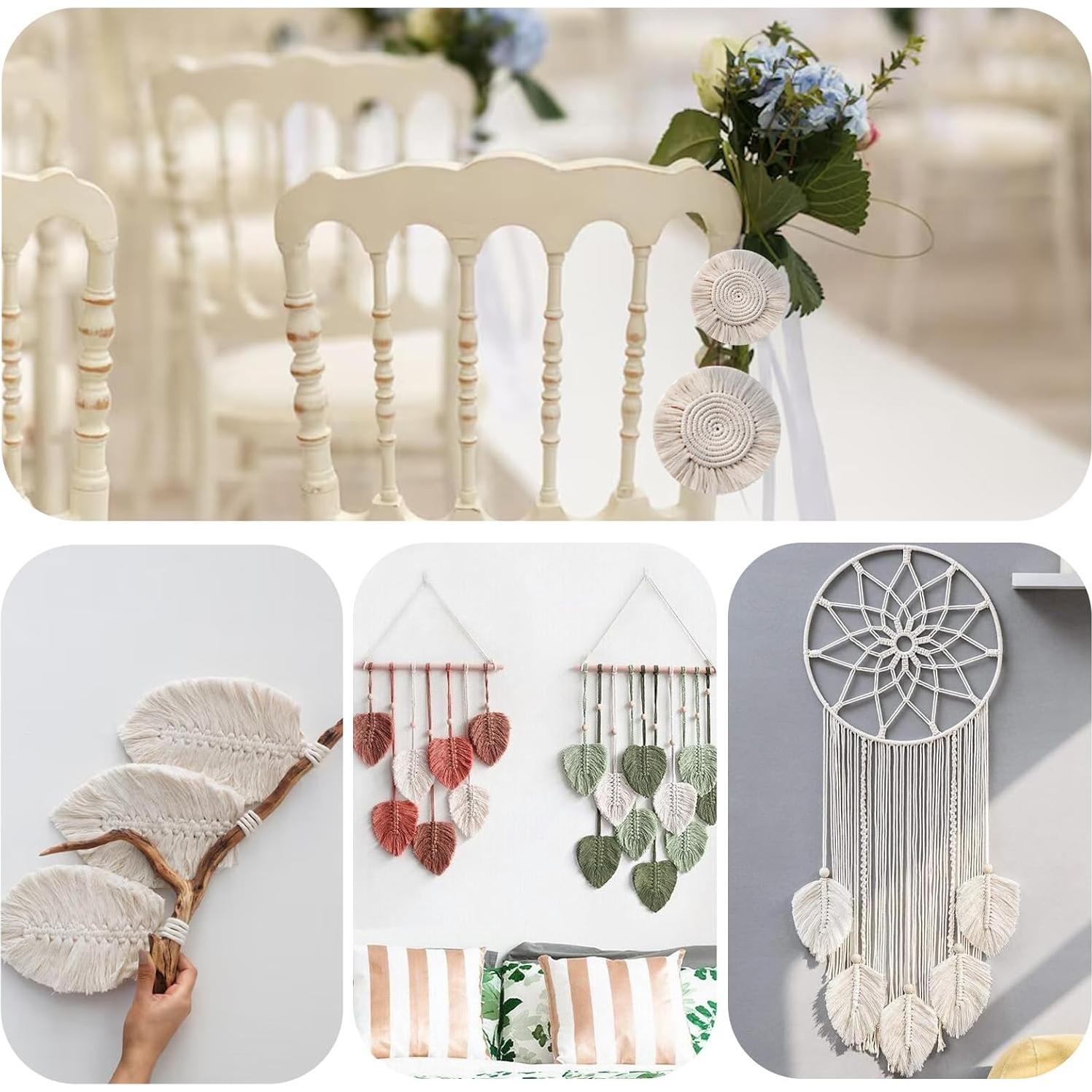 Juego de Plantillas de Macramé 11 Pcs Ubamdom - Madera y Acero