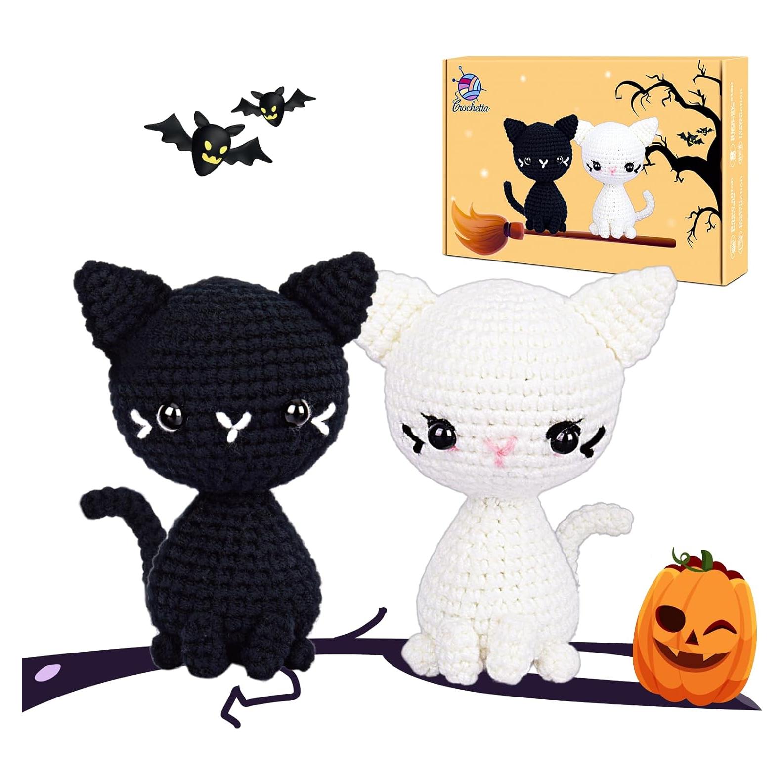 Kit de Crochet Crochetta para Principiantes - Gatos Mágicos