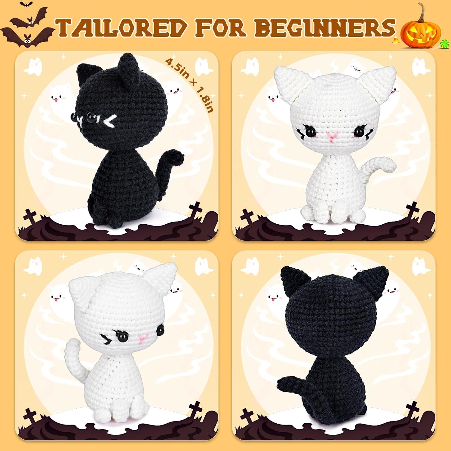 Kit de Crochet Crochetta para Principiantes - Gatos Mágicos