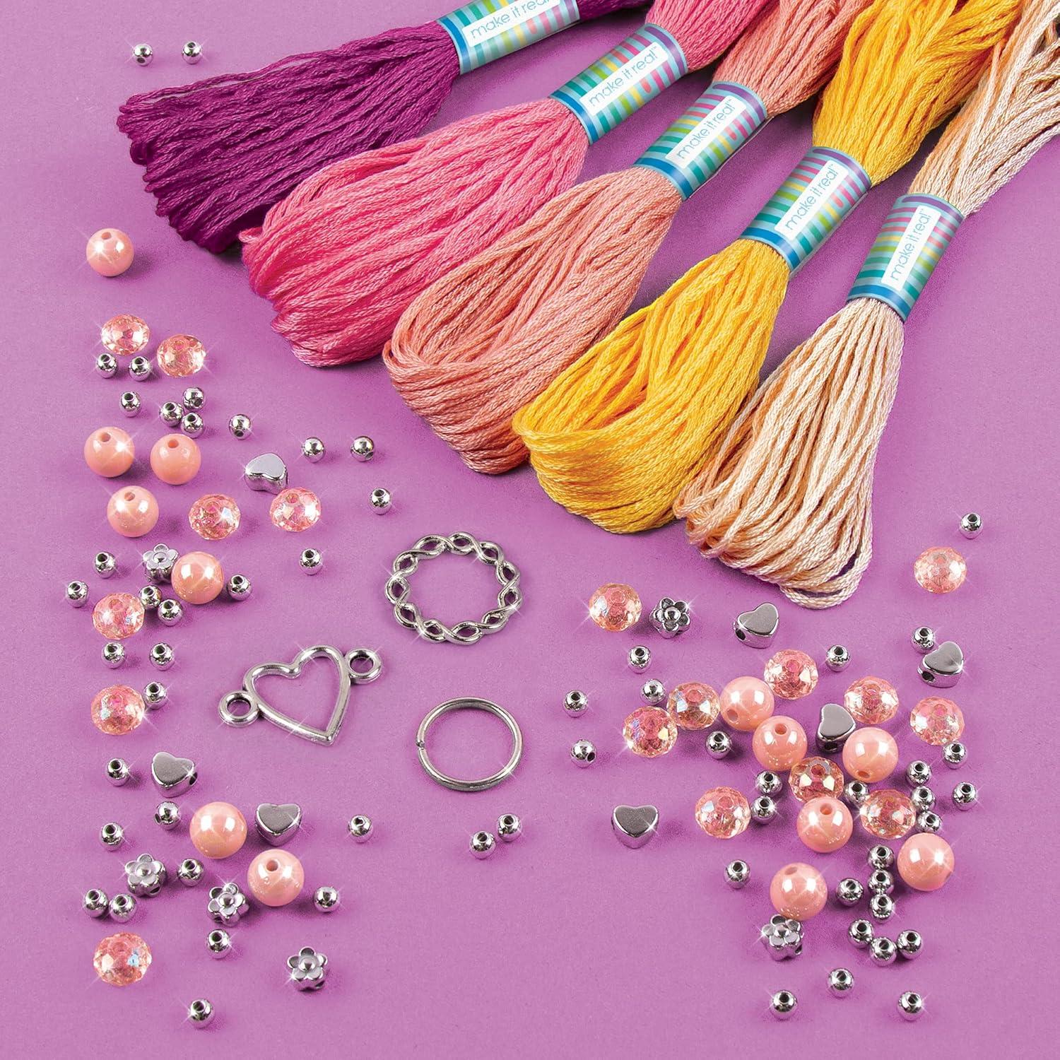 Kit de Pulseras de Amistad de Macramé Hazlo Real - 106 Piezas