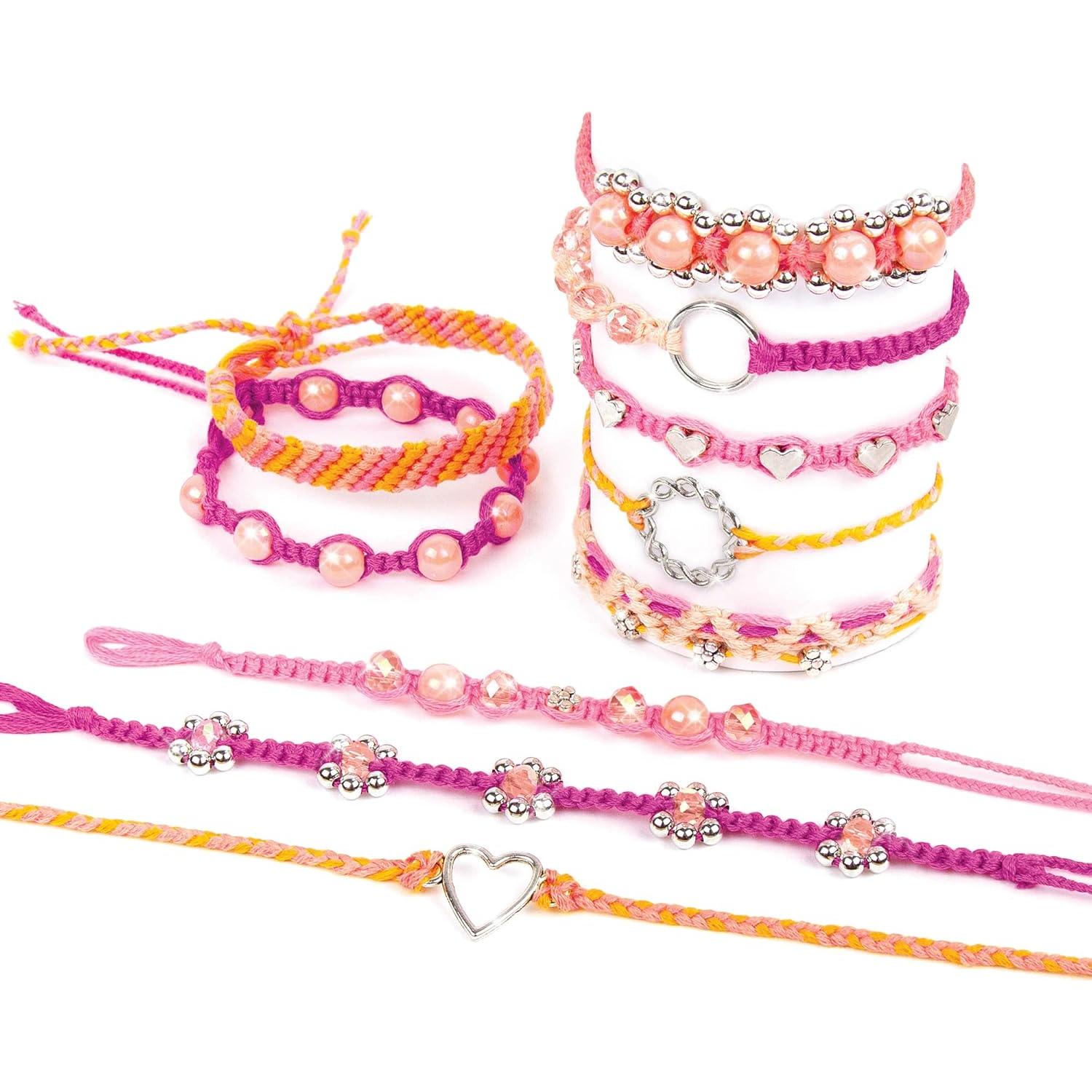 Kit de Pulseras de Amistad de Macramé Hazlo Real - 106 Piezas