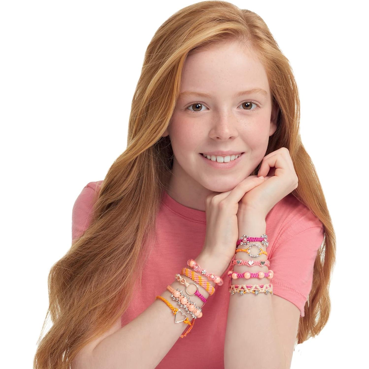 Kit de Pulseras de Amistad de Macramé Hazlo Real - 106 Piezas