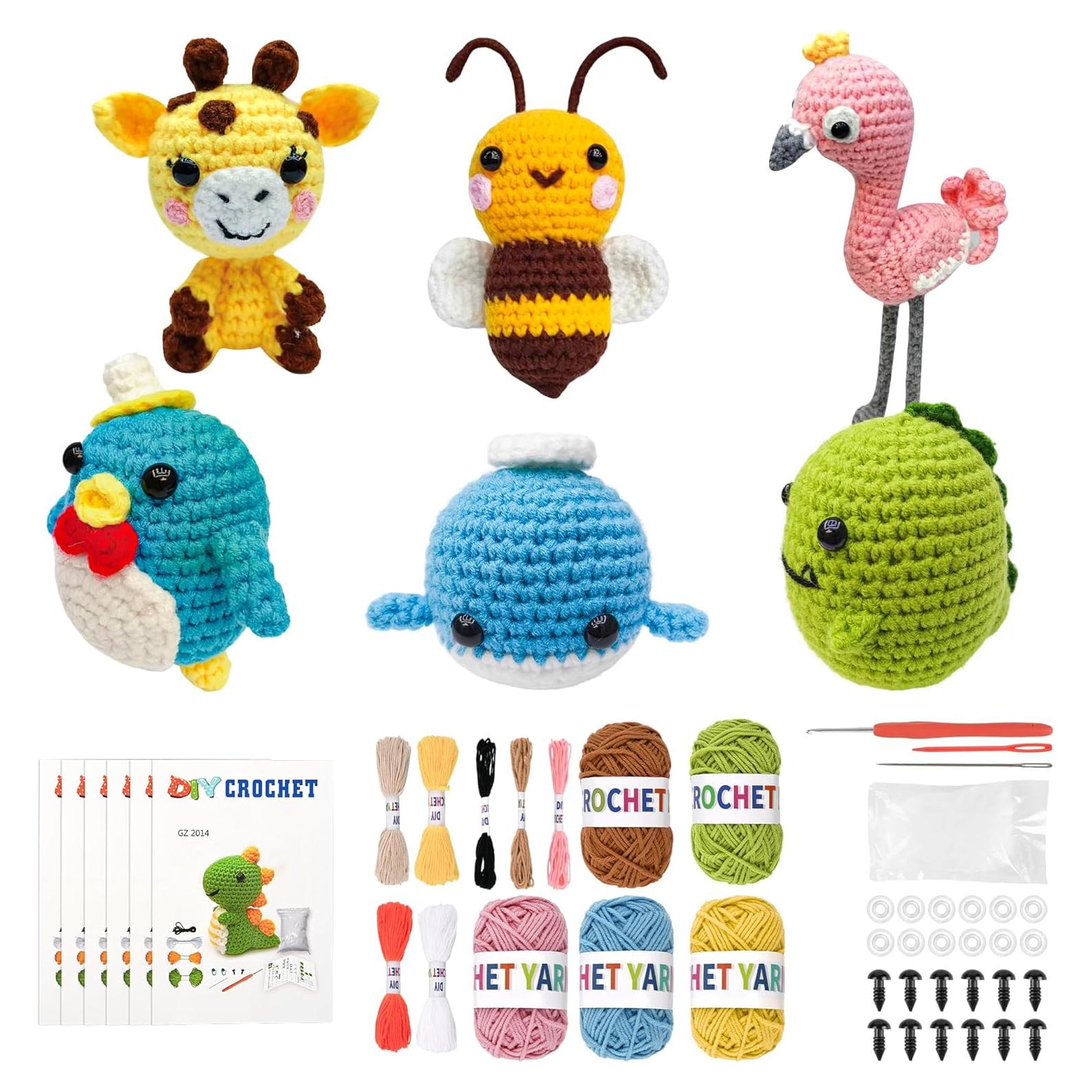 Kit de Ganchillo VICTORIA ANNA 6 Piezas para Principiantes