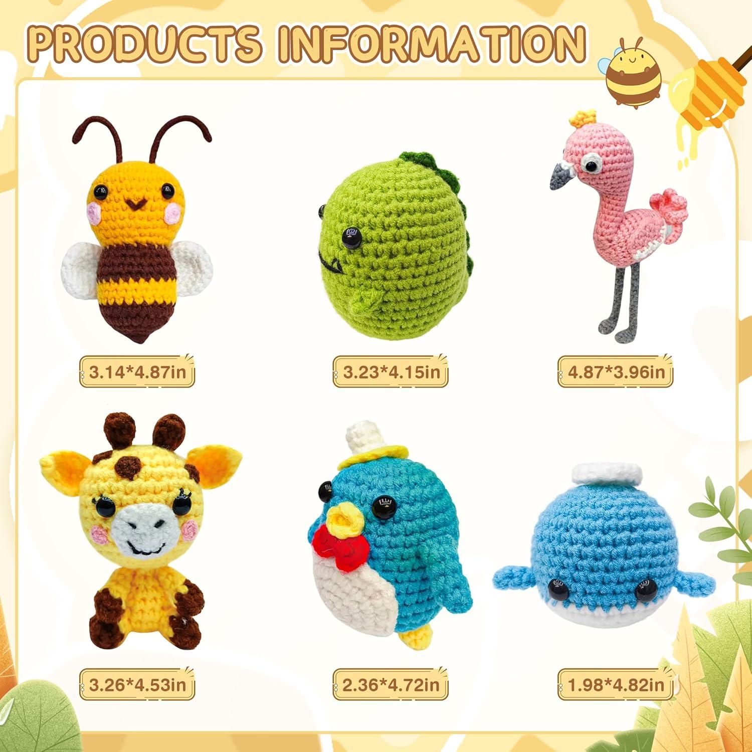 Kit de Ganchillo VICTORIA ANNA 6 Piezas para Principiantes