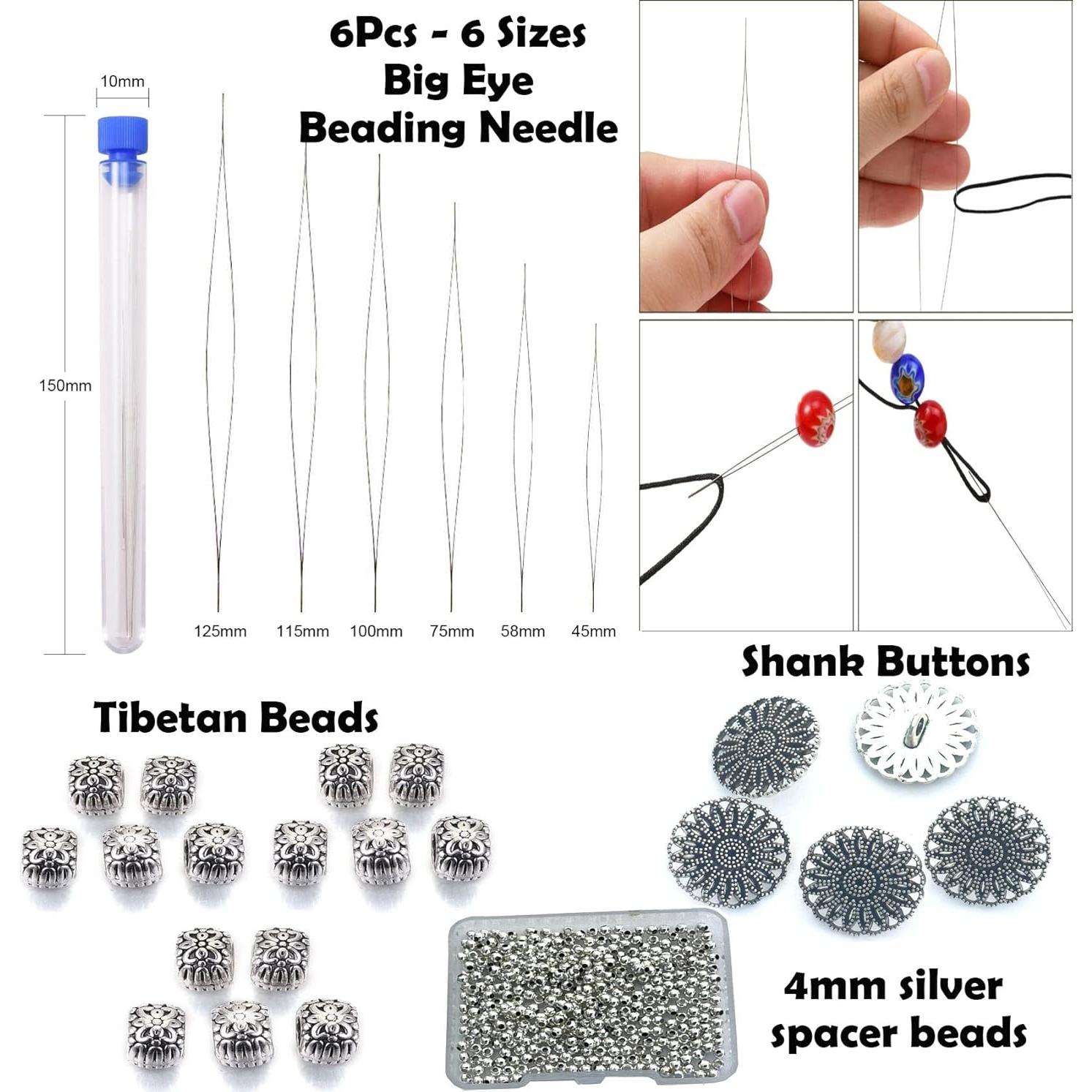 Kit de Joyería Sabrikas DIY - Pulseras de Macramé y Cuero