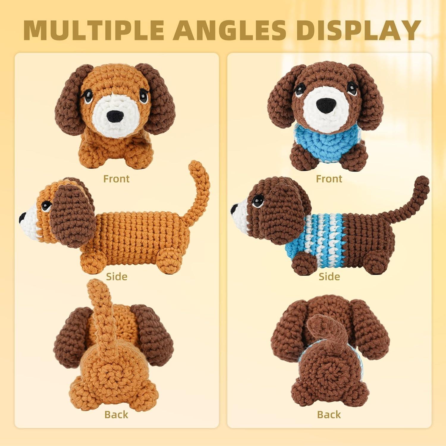 Kit de Crochet para Principiantes MOREJMTT - Hilo Suave y Tutoriales