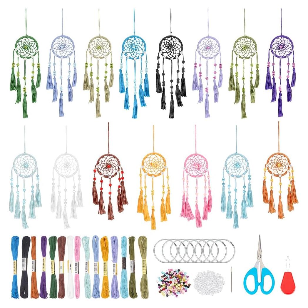 Kit de Atrapasueños DIY INFUNLY 15 Piezas Multicolor