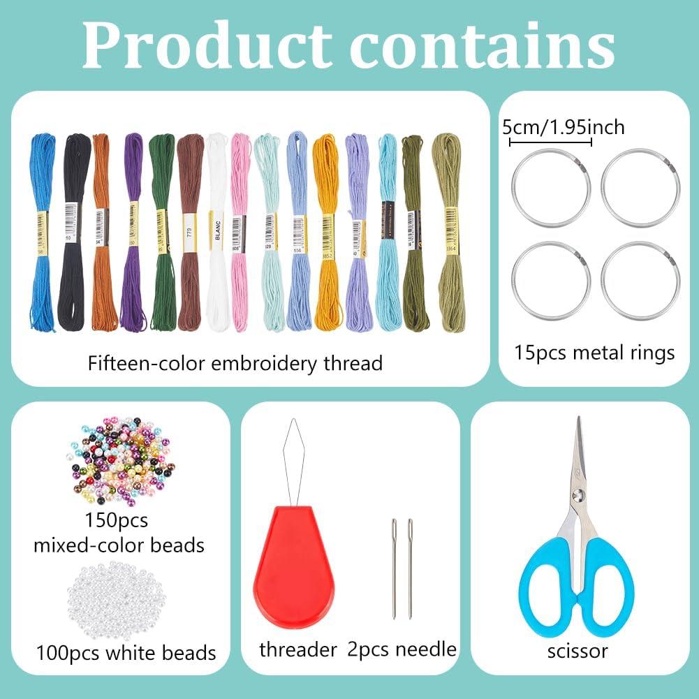 Kit de Atrapasueños DIY INFUNLY 15 Piezas Multicolor