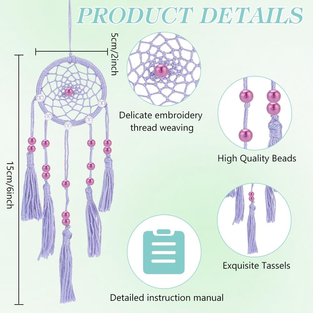 Kit de Atrapasueños DIY INFUNLY 15 Piezas Multicolor