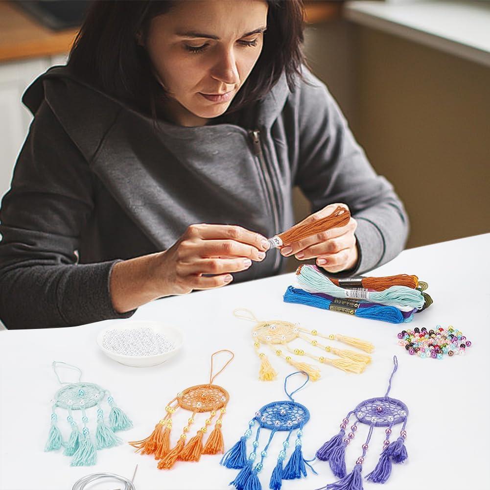 Kit de Atrapasueños DIY INFUNLY 15 Piezas Multicolor