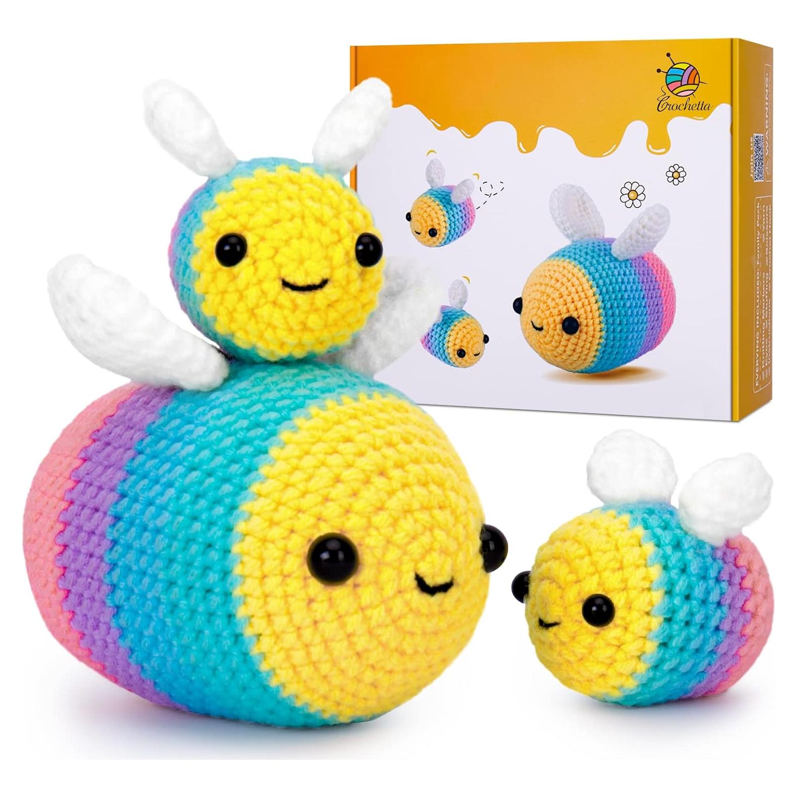 Kit de Crochet para Principiantes Crochetta - Abejas con Tutoriales