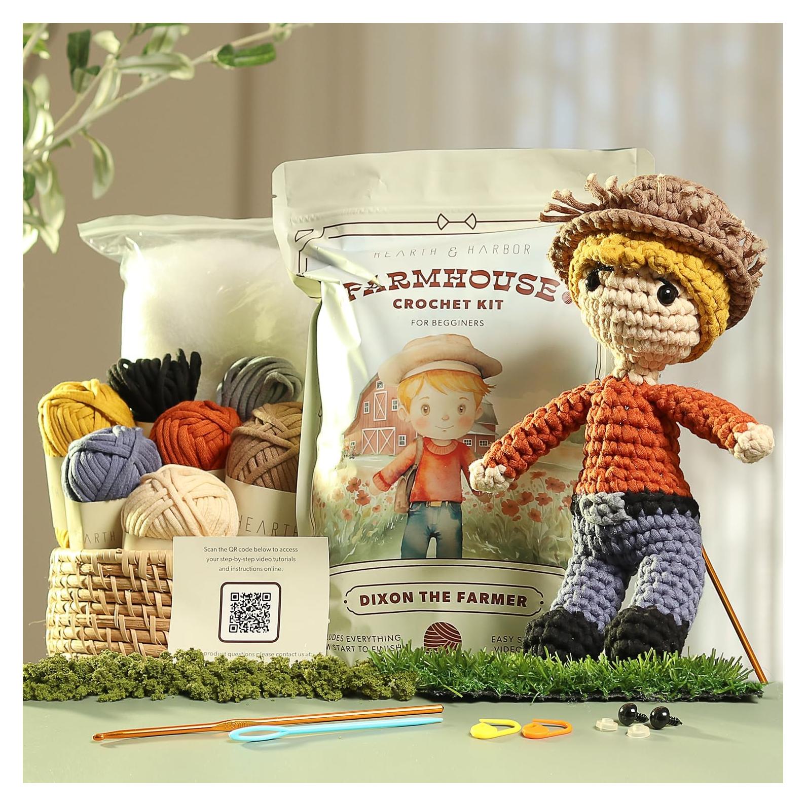 Kit de Amigurumi Crochet Hearth & Harbor para Principiantes