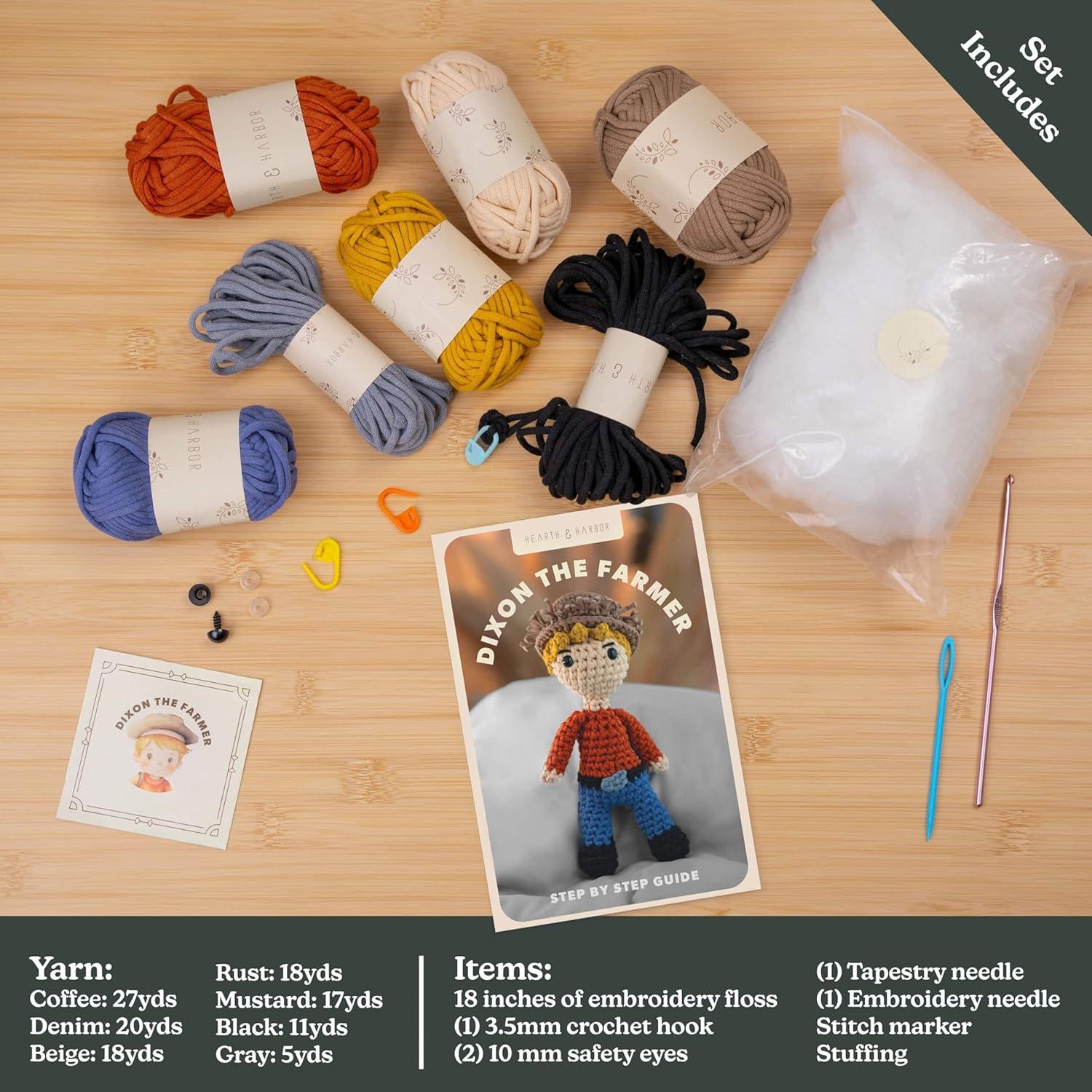 Kit de Amigurumi Crochet Hearth & Harbor para Principiantes
