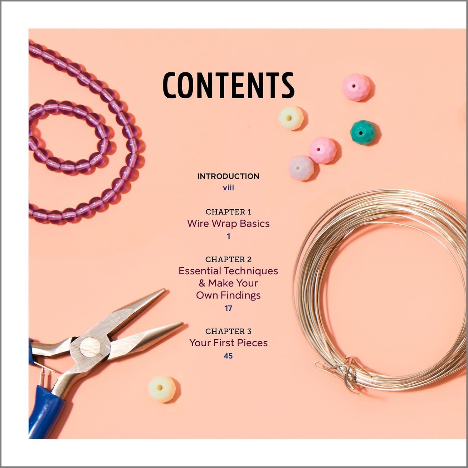 Wire Wrap Jewelry Making for Beginners: Step-by-Step Projects for Beaded Designs