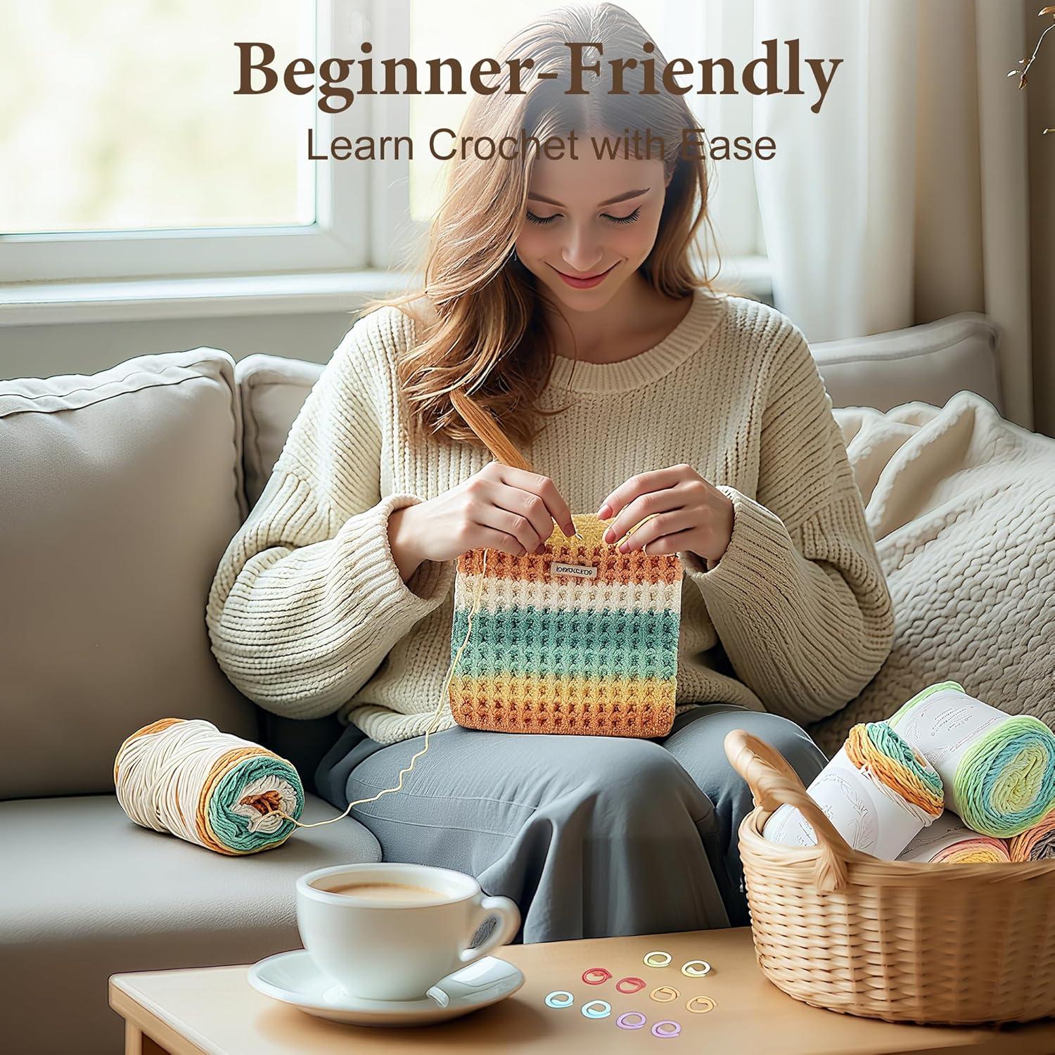 Kit de Crochet CrochEaze para Principiantes con Tutoriales